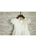 Cotton Puffy Sleeves Flower Girl Dress